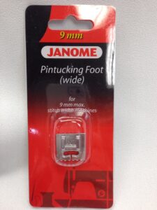 Janome 9mm Pintucking Foot (Wide)