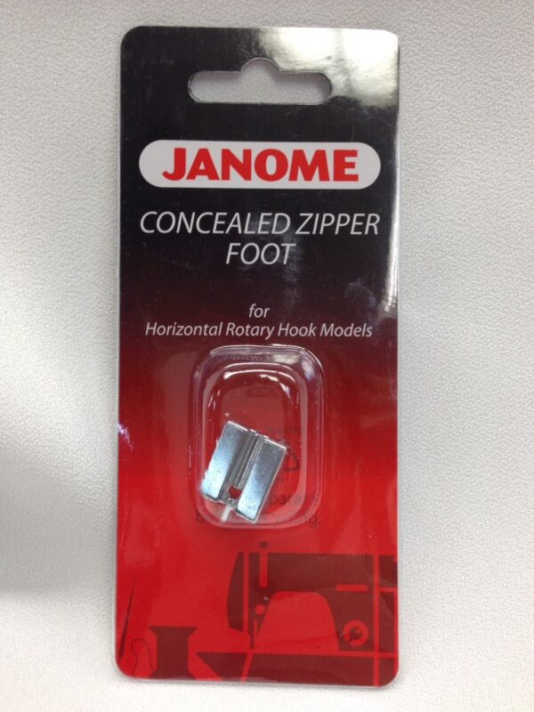 Janome Concealed Zipper Foot Z, 7 mm