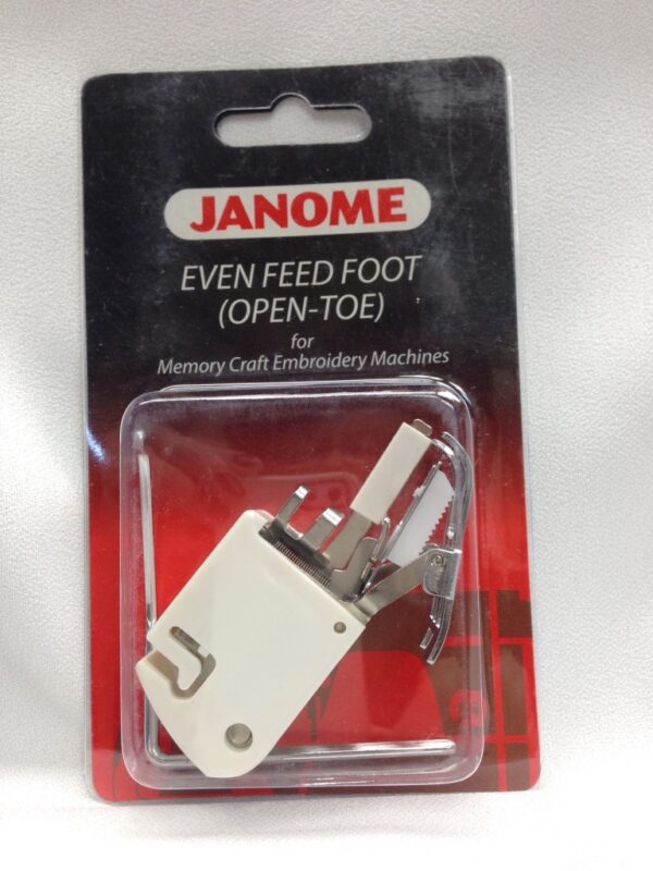Janome Even Feed Foot (Open Toe)