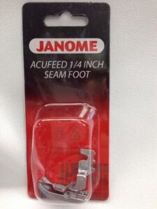 Janome AcuFeed 1/4 Inch Seam Foot