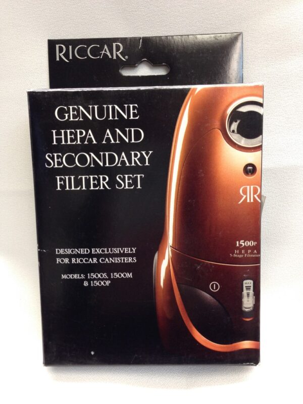 Riccar 1500 Series HEPA and Secondary Filter Set